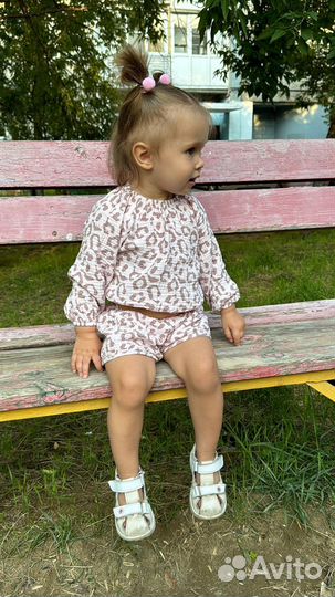 Муслиновый костюм летний 86