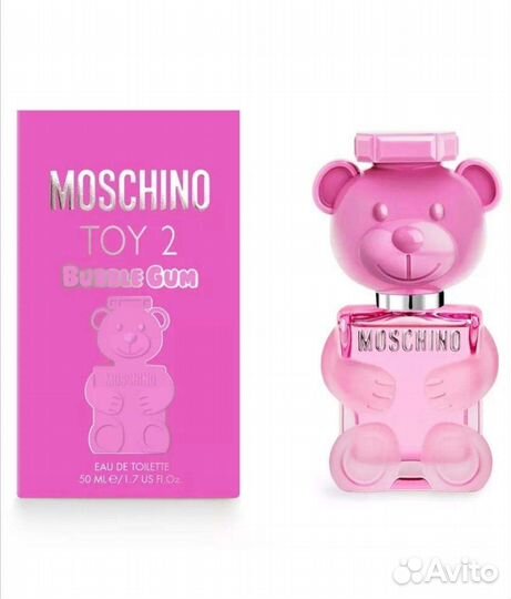 Moschino Toy 2 Bubble Gum духи мишка с мишкой
