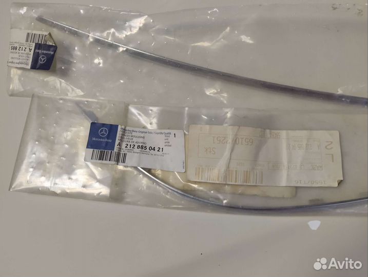 Молдинг перед бампера и решотки дхо Мерседес E 212