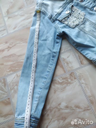 Джинсовка для девочки 128 134