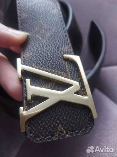 Louis vuitton ремень кожа 115/46
