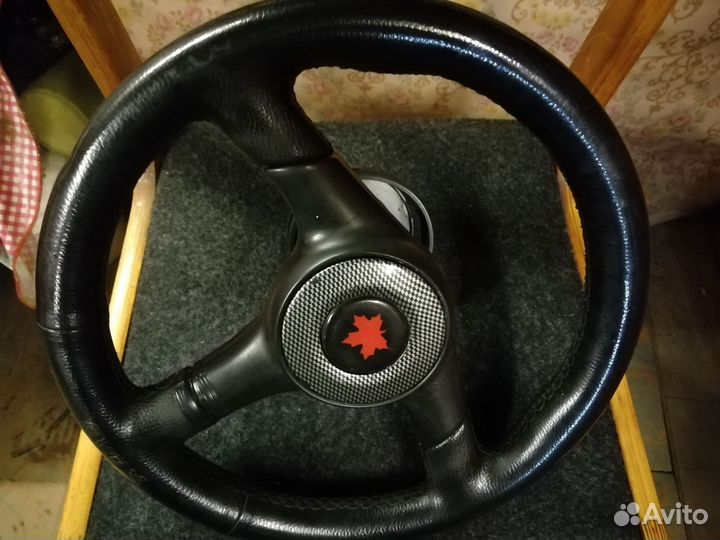 Спортивный руль, стоял на ваз 2114