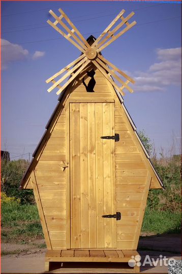 Дачный туалет с установкой