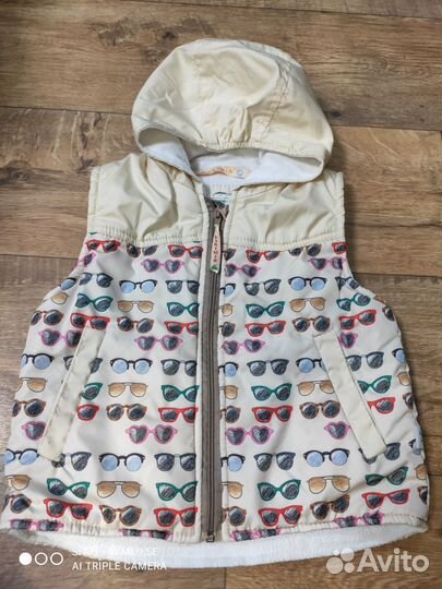 Безрукавка жилетка для девочки 104 размер