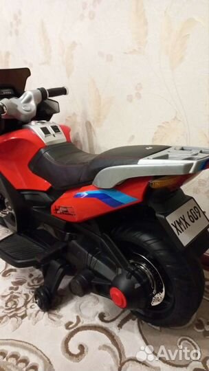 Детский мотоцикл Toyland Moto New хмх 609 красный