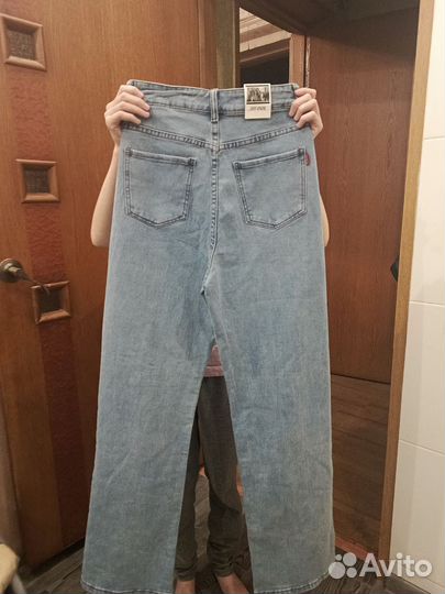 Джинсы женские широкие 44 размер