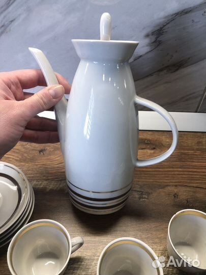 Кофейный сервиз, клеймо пфз