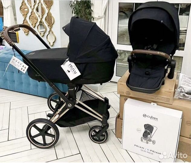 Cybex Priam 4 deep black 2 in 1