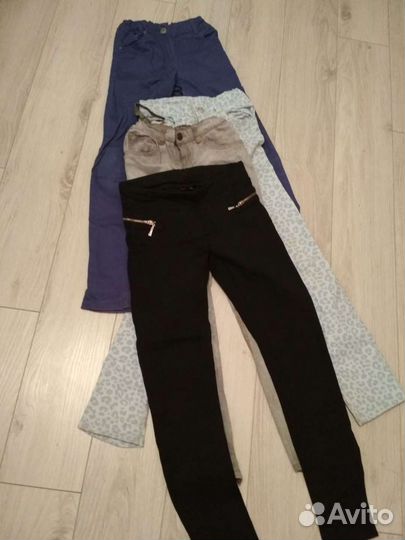 Джинсы, штаны на 10-12 лет
