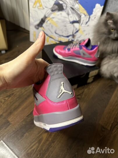 Air Jordan 4 Retro GS 'Pink Foil'