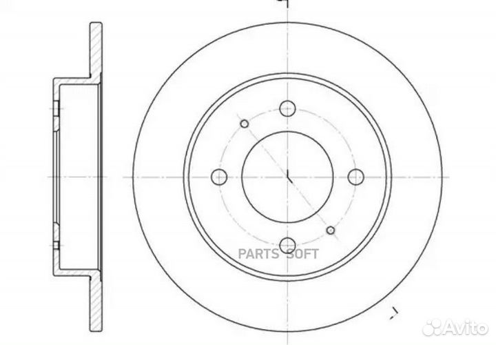 Road house 662700 Диск тормозной