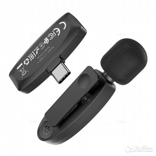Микрофон беспроводной hoco L15 USB-C Black