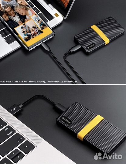 Внешний SSD kodak X 200 256gb USB/Tupe-C 3.1