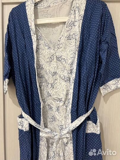 Халат и сорочка для беременных 46