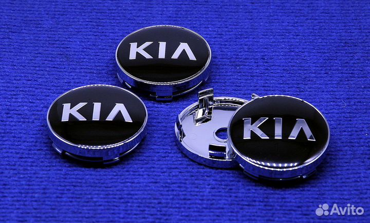 Комплект колпаков нестандартного диска Kia чер