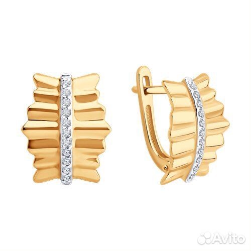 Серьги Diamant из золота, 51-120-02902-1