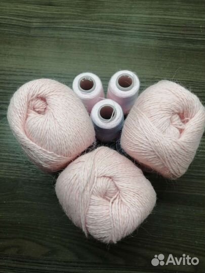 Пряжа пух норки