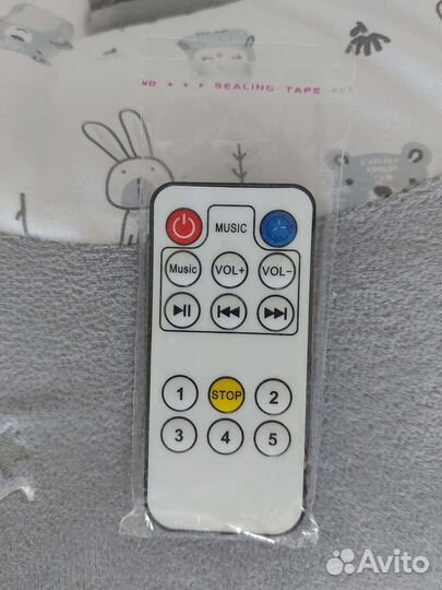 Электрокачели для новорожденных Indigo с пультом