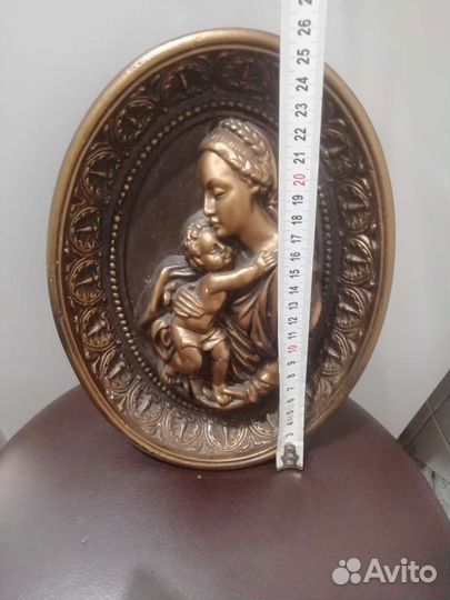 Плакетка СССР гипс