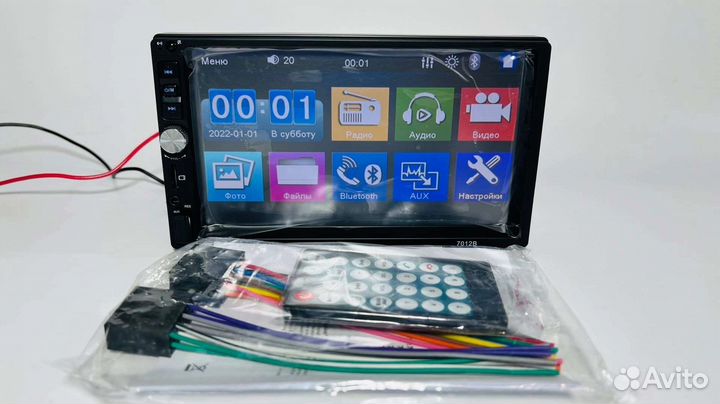 Магнитола 2din Bluetooth USB AUX