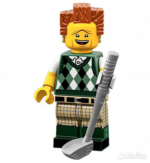 Lego Minifigures 71023-12 Президент Бизнес с клюшк