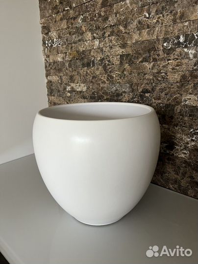 Ваза керамическая белая большая