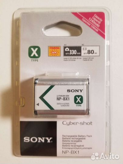 Аккумулятор Sony NP-BX1