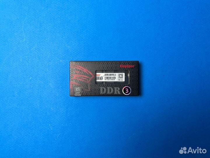 DDR3 8 GB 1600 mhz KingSpec для Ноутбука Новая