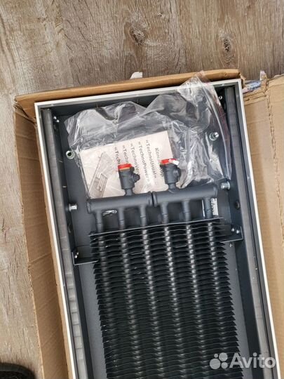 Внутрипольный конвектор techno новый