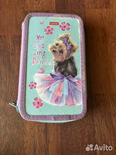 Пенал школьный для девочки б/у