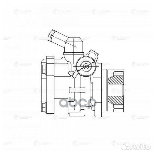 Насос гур для а/м Toyota Land Cruiser 200 (07)