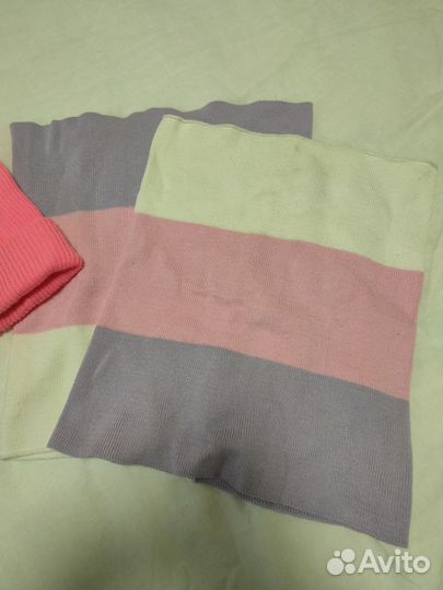 Комплект шапка и шарф, перчатки, краги