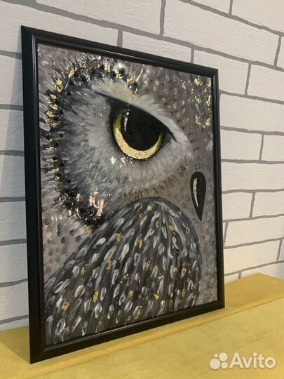 Картина сова