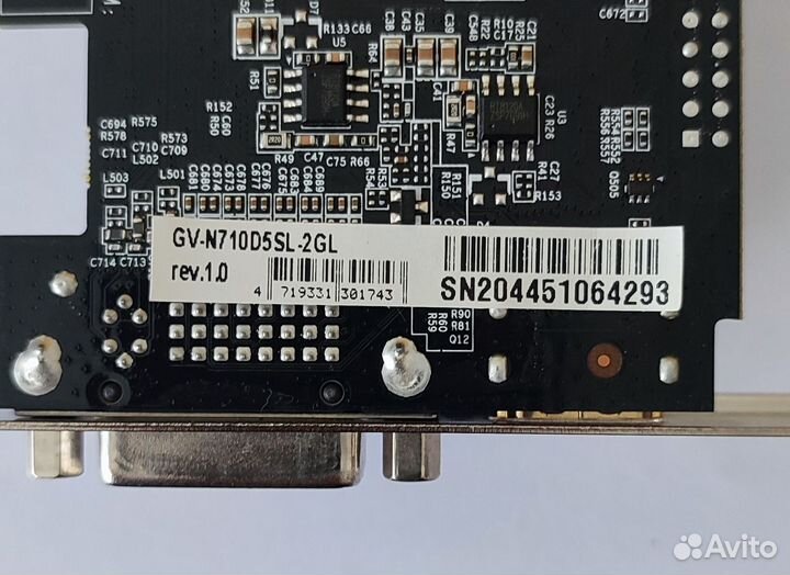 Видеокарта gigabyte GeForce GT 710 Silent 2Gb