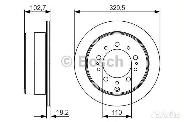 Диск тормозной