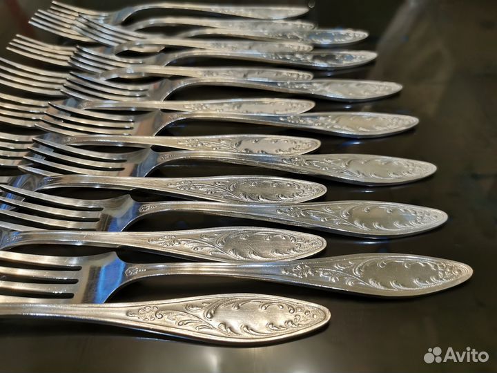 Мельхиоровые вилки СССР