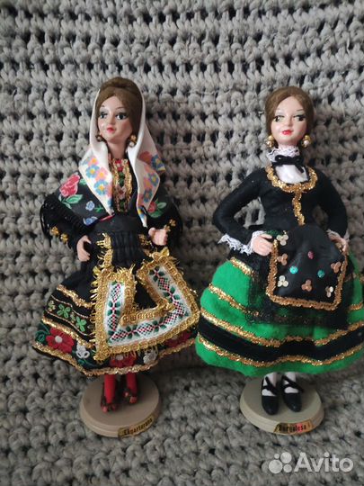 Кукла Испания винтаж 2шт
