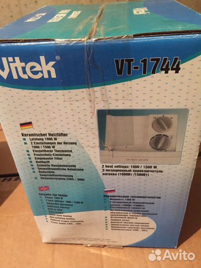 Обогреватель Vitek фен керамический