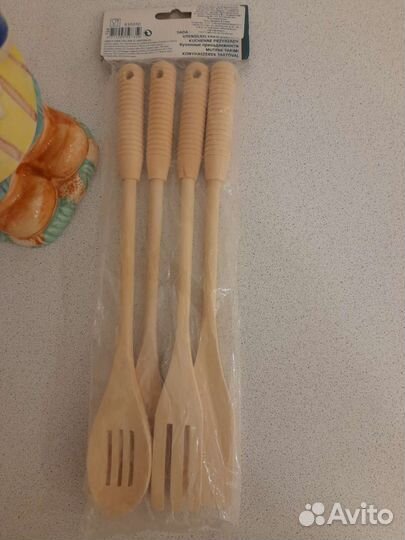Набор кухонный, подставка и лопатки
