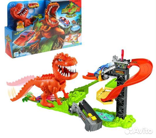 Автотрек «Динопарк», с запуском