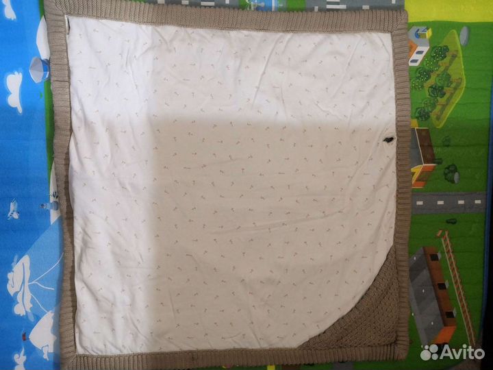 Конверт-плед 2в1 Loom Universal вязаный Капучино