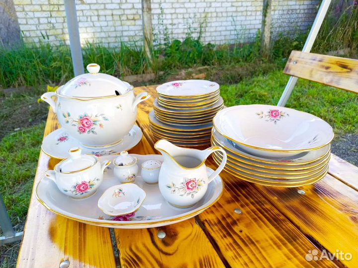 Столовый суповой сервиз СССР новый кфз