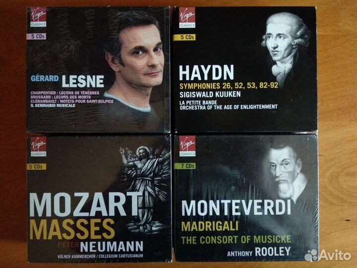 Классическая музыка - фирменные cd, бокс-сеты