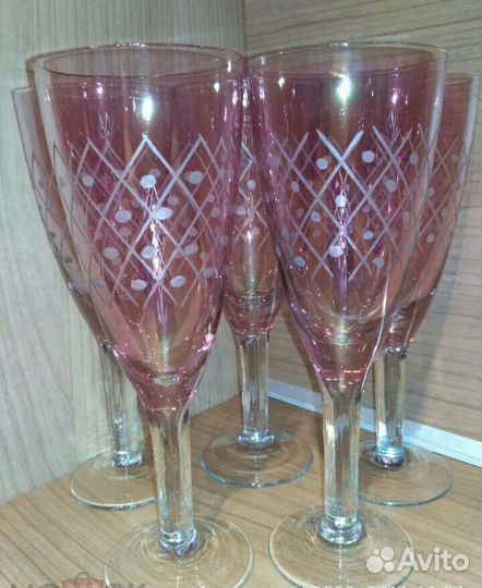 Фужеры 3 набора СССР