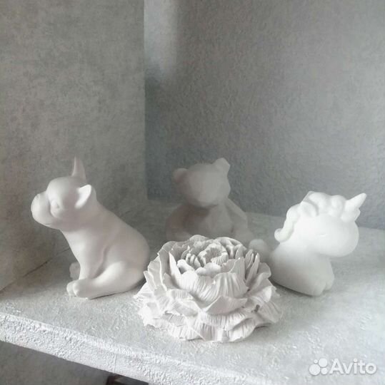 Гипсовые фигурки для росписи, детского творчества