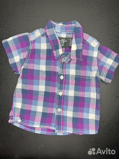 Рубашки 8 штук для самых маленьких