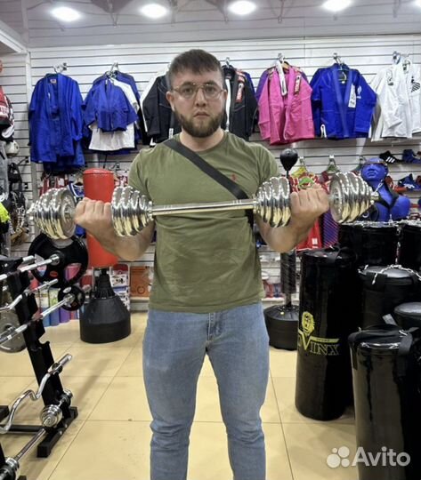 Гантели + штанга 2в1