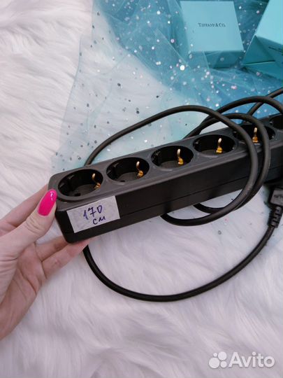 Сетевой фильтр удлинитель с вилкой IEC320-C14