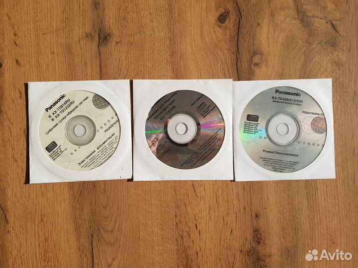 Диски с документацией к уатс Panasonic