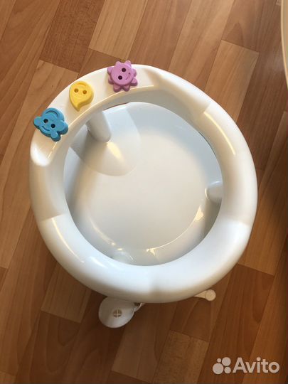 Ванна для купания, горка, стульчик и круг на шею